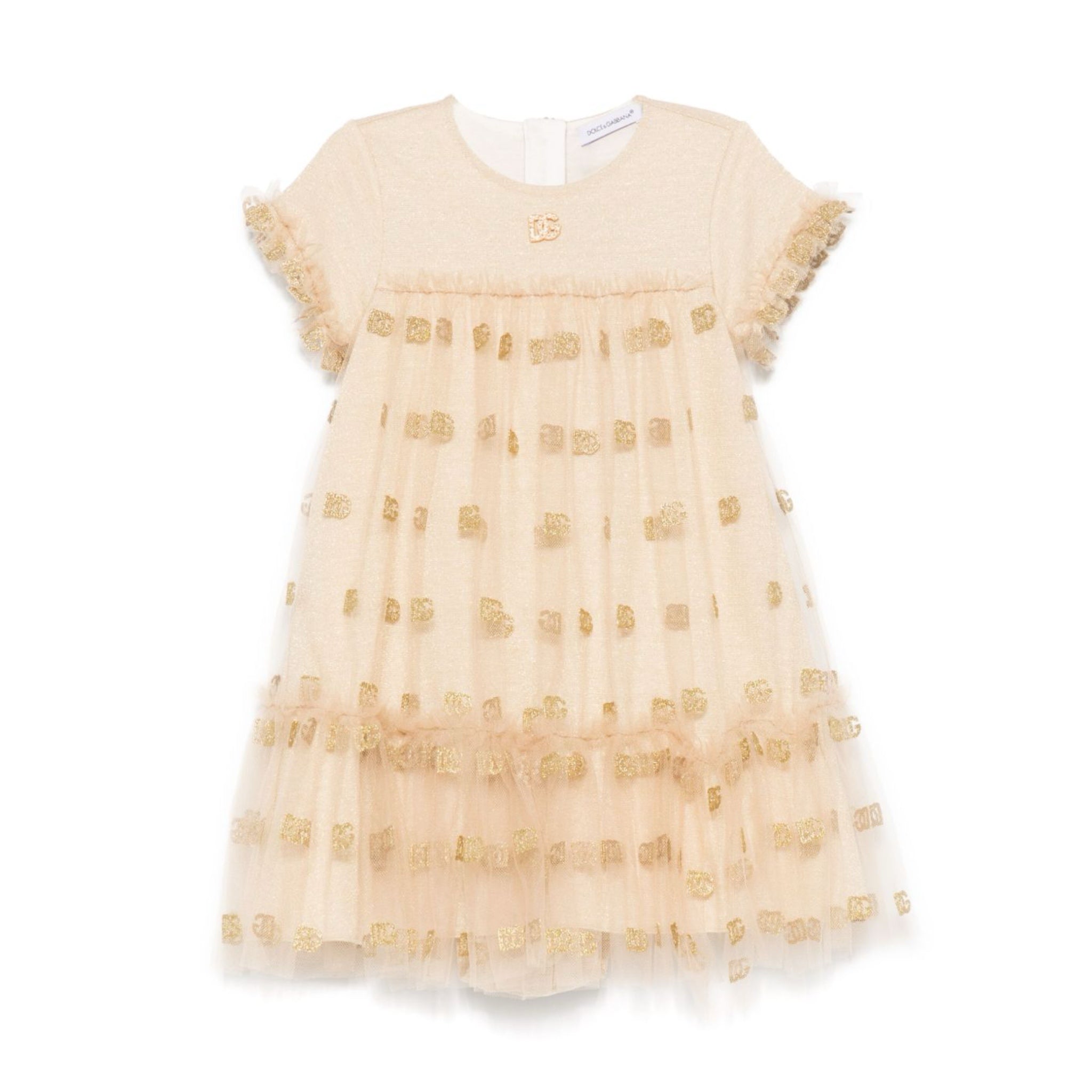 dress shortslv+pants in gold