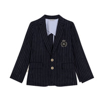 CASUAL JACKET IN STRIPED BLUE