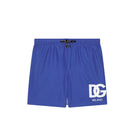 mid length boxer in blue