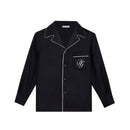 SILK SHIRT IN DARK BLUE