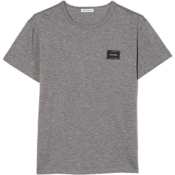 t-shirt in grey in grey