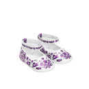 MAJOLICA-PRINT NAPPA LEATHER BALLET FLATS