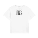 MAJOLICA LOGO EMBOSSED JERSEY T-SHIRT FOR BABY BOY