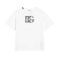 MAJOLICA LOGO EMBOSSED JERSEY T-SHIRT FOR BABY BOY