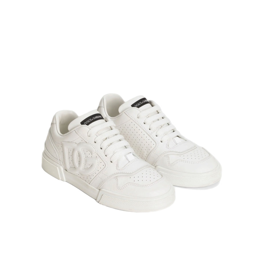 LOW-TOP SNEAKERS IN WHITE