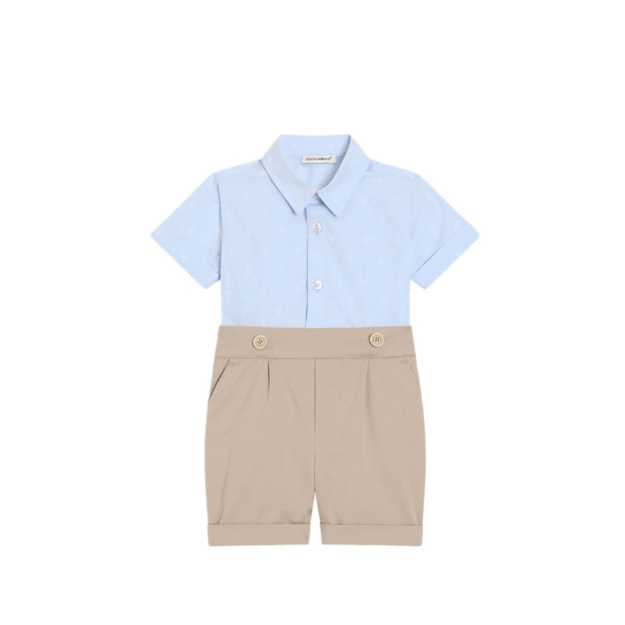 SHORT SLEEVES ROMPER IN MULTICOLOUR
