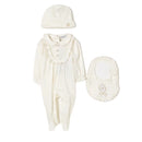 ROMSUITLS+BIB+BONNET IN WHITE