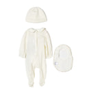 ROMSUITLS+BIB+BONNET IN WHITE