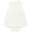 DRESS NO SLV+PANTS IN WHITE