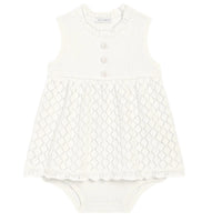 DRESS NO SLV+PANTS IN WHITE