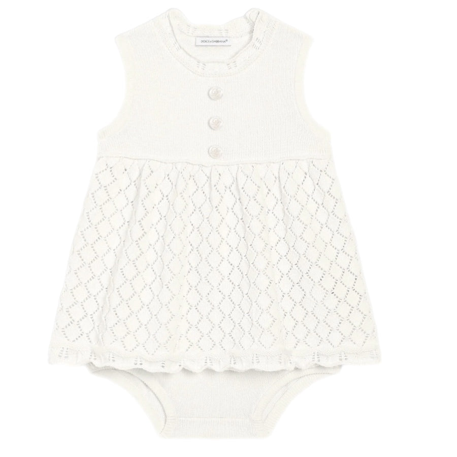 DRESS NO SLV+PANTS IN WHITE