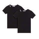 BI-PACK T-SHIRT IN BLACK