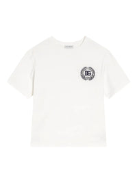 JERSEY T-SHIRT WITH DOLCE&GABBANA EMBROIDERY