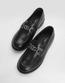 MOCASSINS IN BLACK