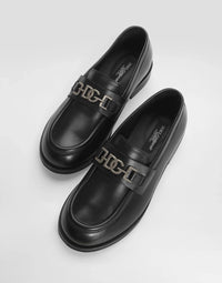 MOCASSINS IN BLACK