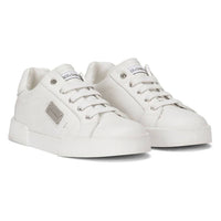 low lace white sneaker