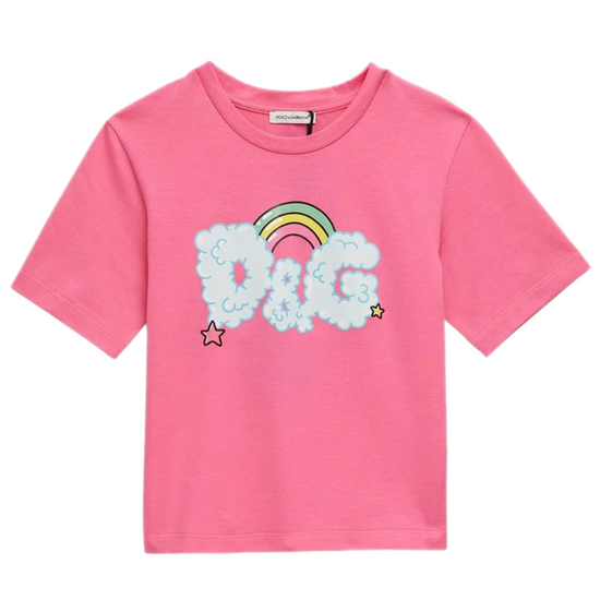 DG-LOGO T-SHIRT IN PINK