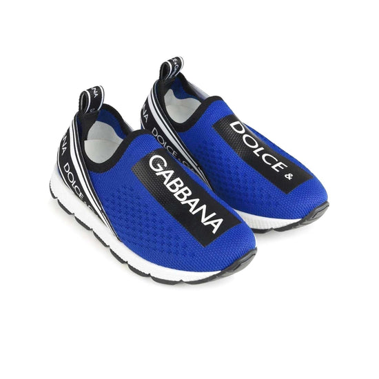 SORRENTO SLIP-ON SNEAKERS IN BLUE AND BLACK