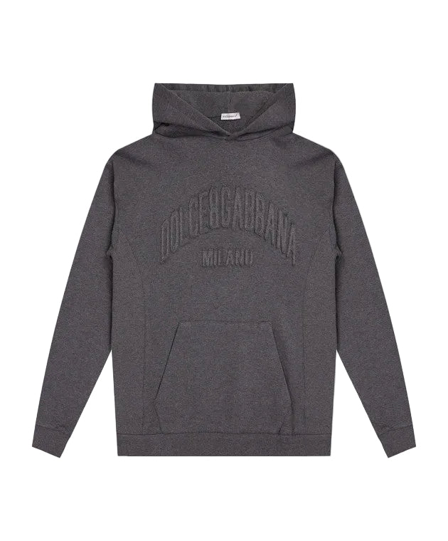 HOODED SWEATSHIRT IN GREY