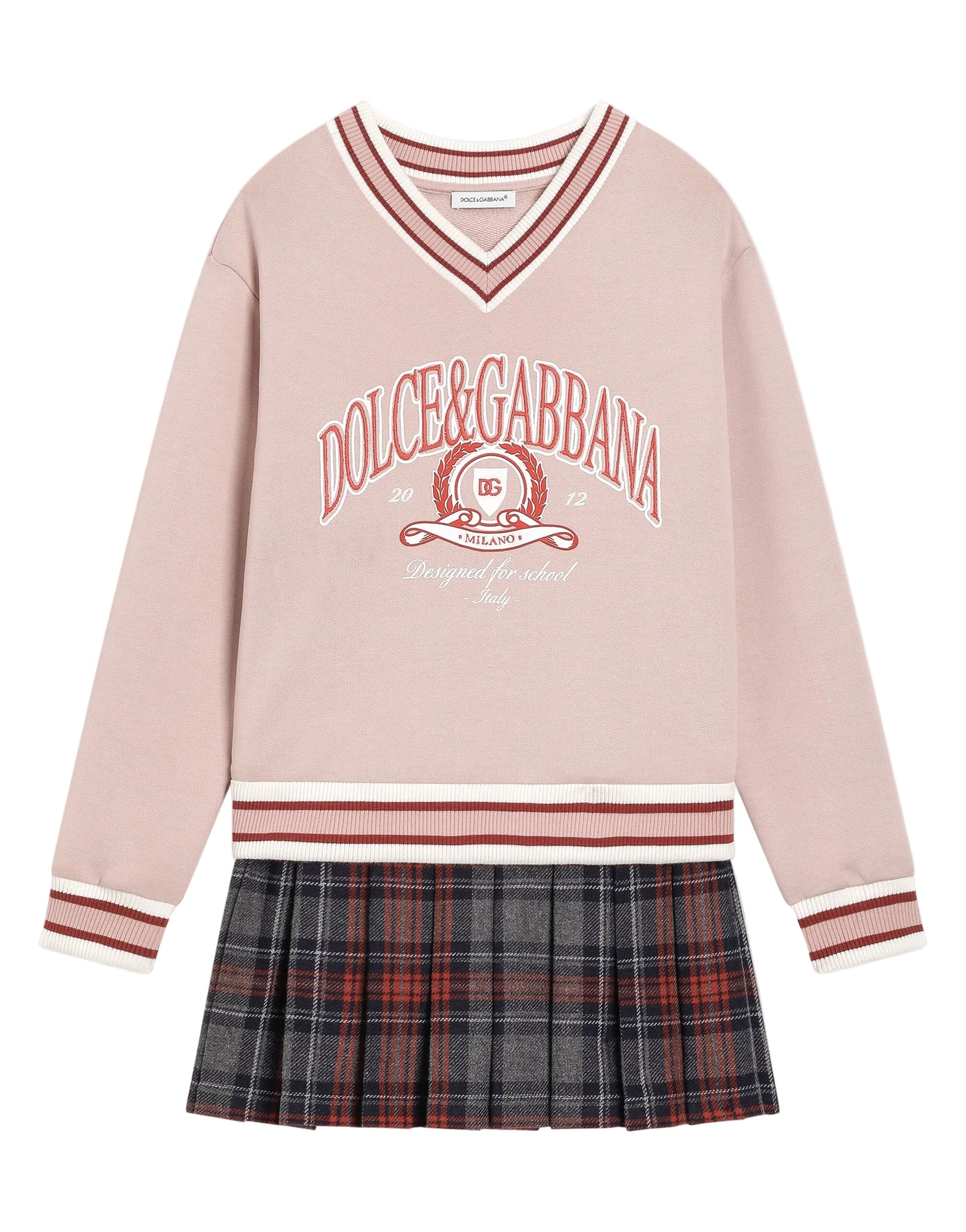 LONG SLEEVES DRESS IN MULTICOLOUR