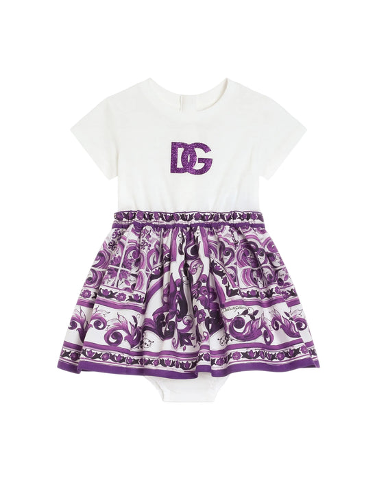 DRESS FOR BABY GIRL IN MULTICOLOUR
