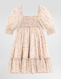 SHORT SLEEVES DRESS IN MULTICOLOUR