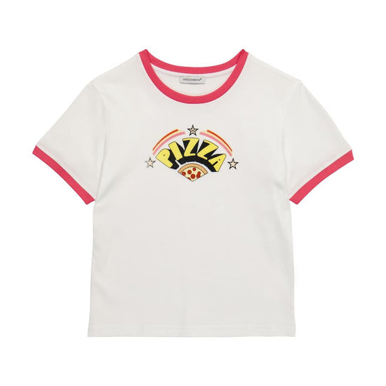 PIZZA-PRINT T-SHIRT