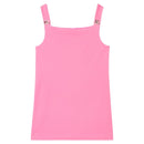 sleeveless dress in pink