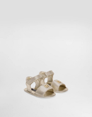 SANDALS IN PLATINUM