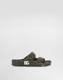 SLIDES IN MILITARY GREEN