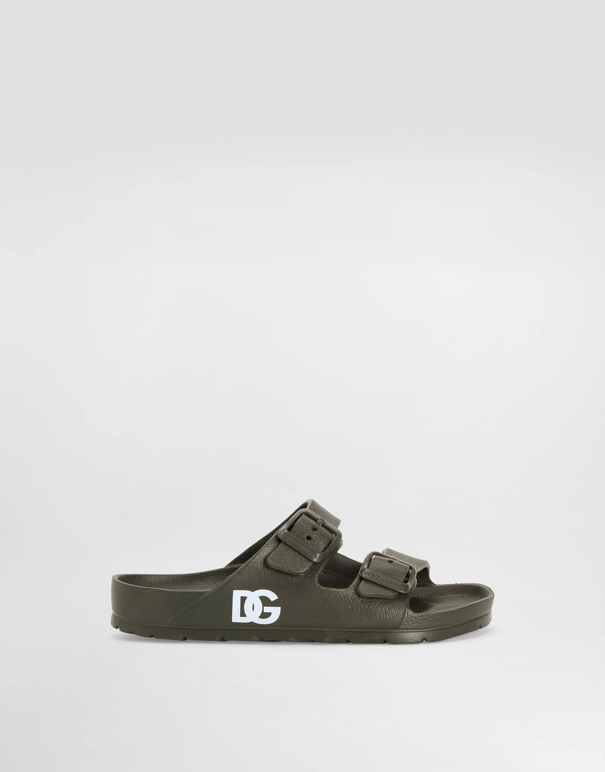 SLIDES IN MILITARY GREEN