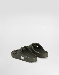 SLIDES IN MILITARY GREEN