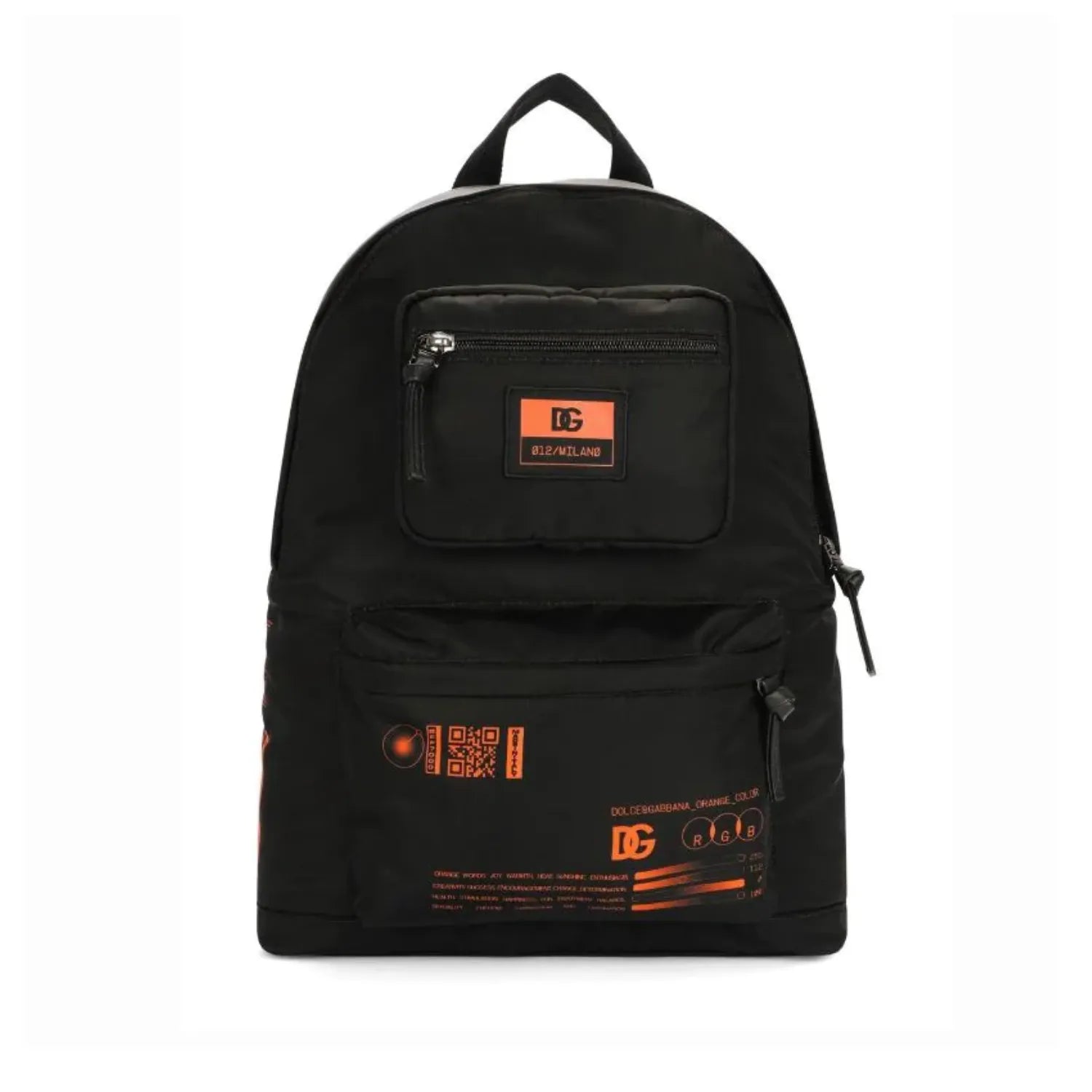 A NYLON BACKPACK WITH A DG LOGO PRINT
