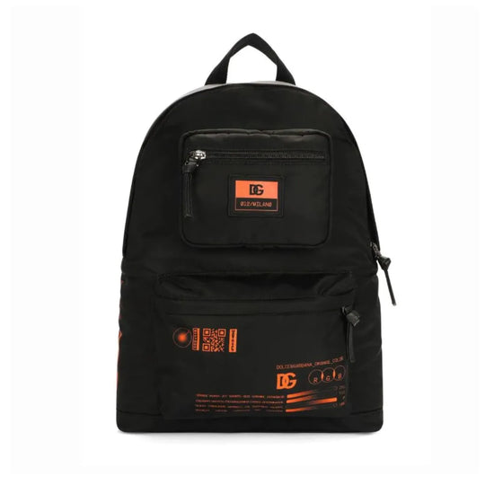 A NYLON BACKPACK WITH A DG LOGO PRINT