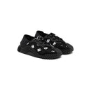 all-over logo low-top sneakers in black