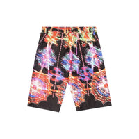graphic-print shorts