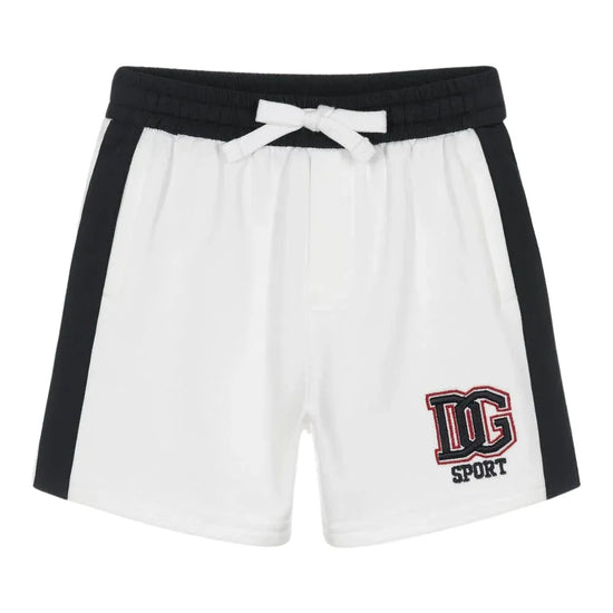 SPORT-STYLE SHORTS IN WHITE