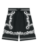 bermudas in black