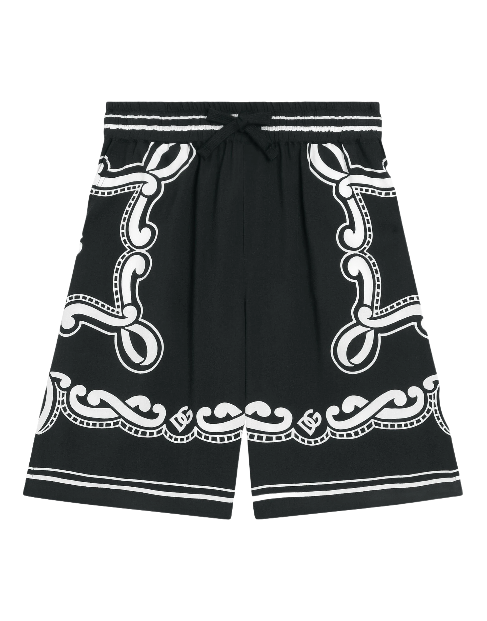bermudas in black