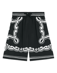 bermudas in black