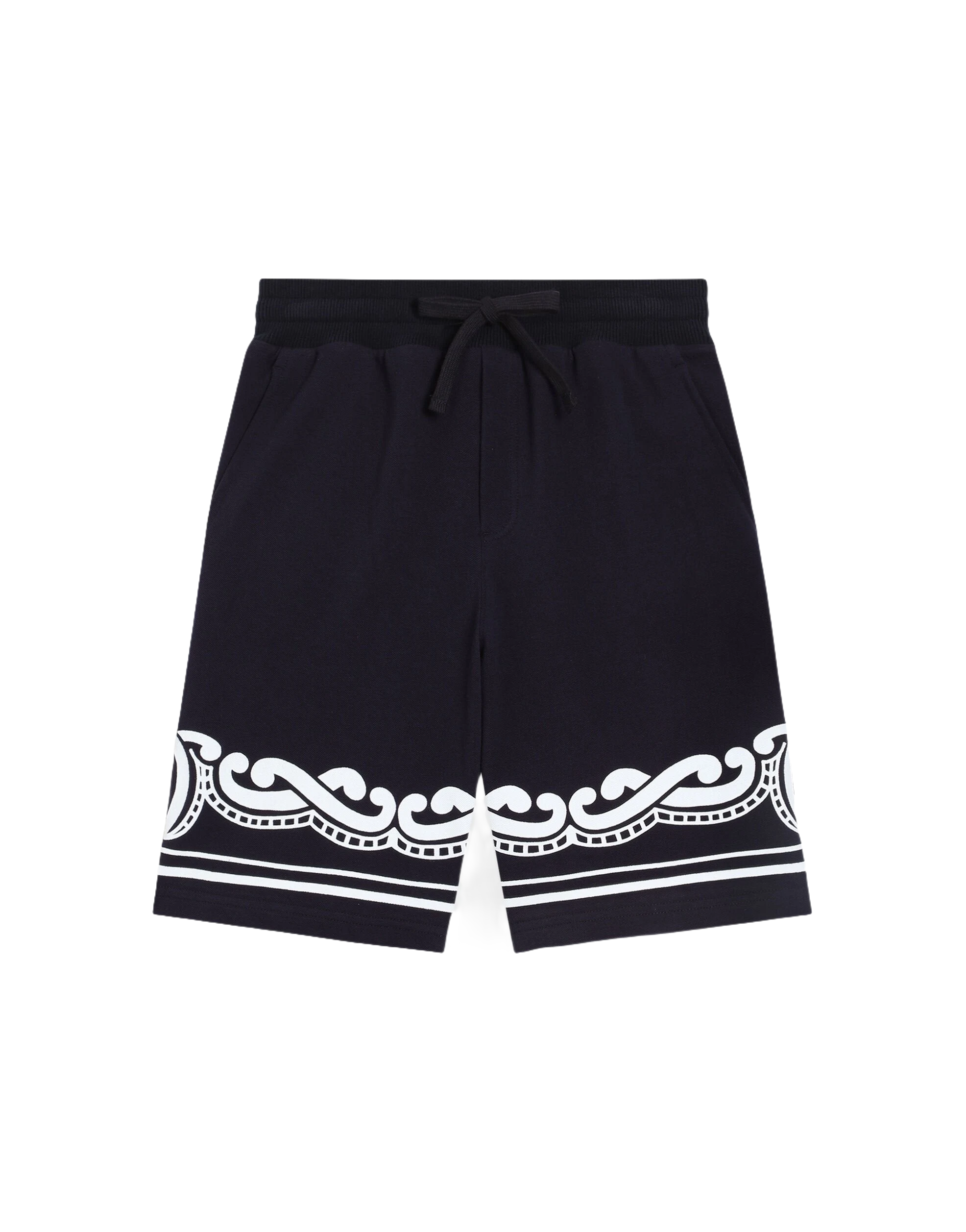 bermudas in dark blue