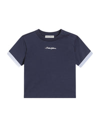 blue t-shirt
