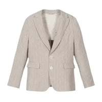 casual jacket beige stripes