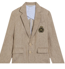 casual jacket- linen in beige