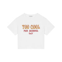 too cool for school' t-shirt in white