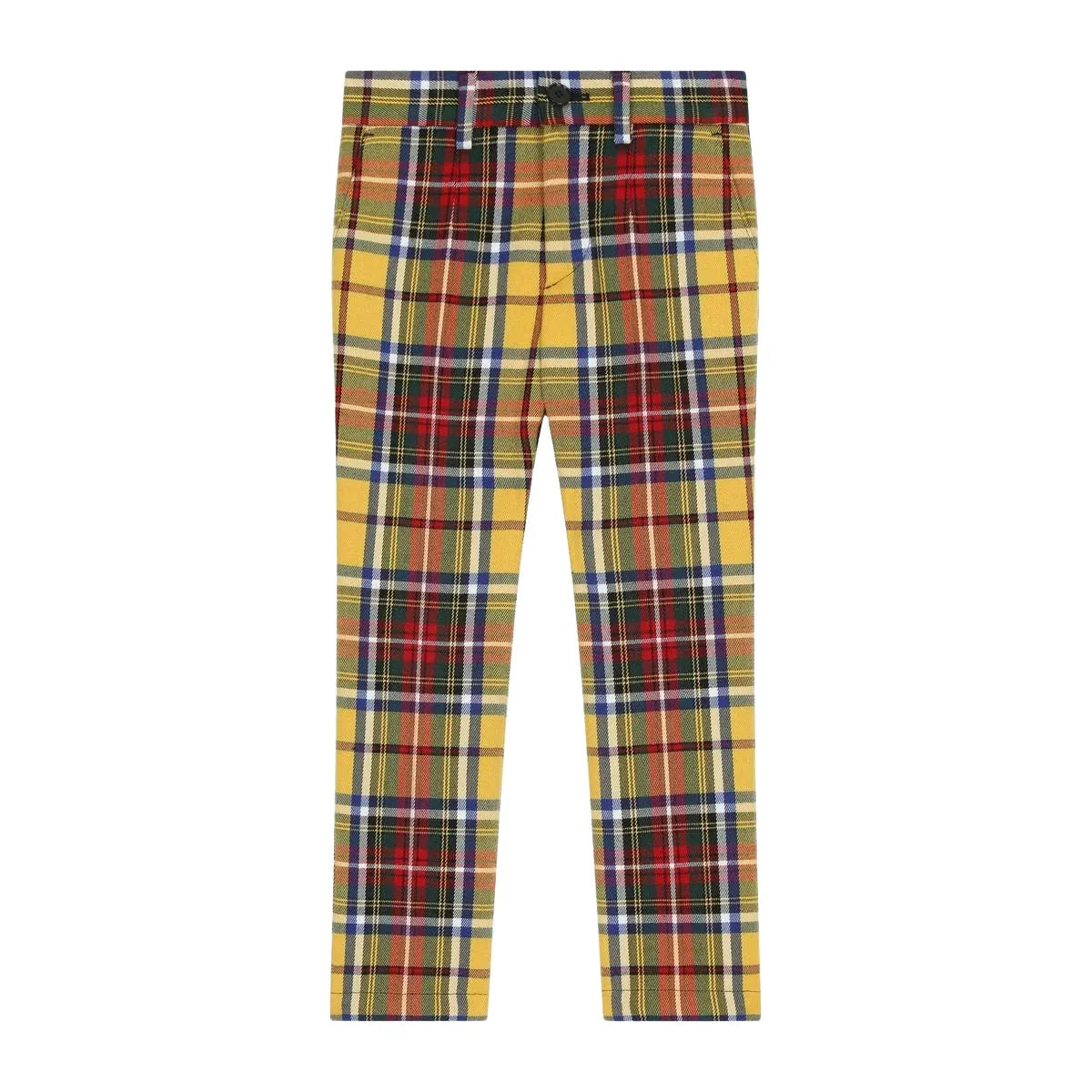classic trousers in yellow