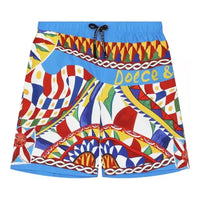 carretto-print swimming shorts