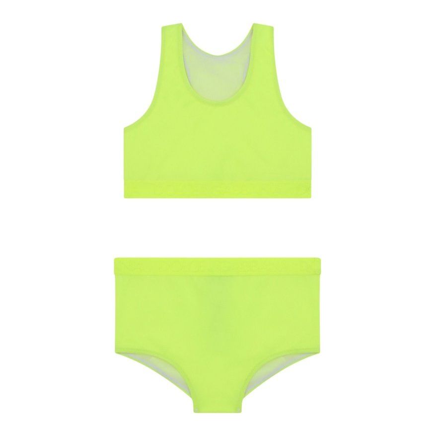 two-piece swimsuit in green