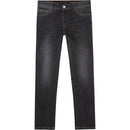 black skinny jeans in black