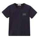 t-shirt in blue in blue